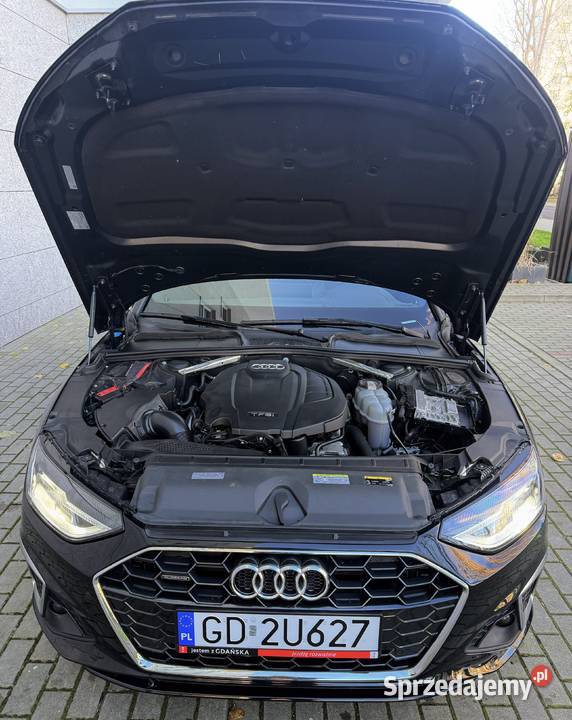 Audi A4 B9 FL 2020 20 TFSI 265 Quattro S line pomorskie Gdańsk
