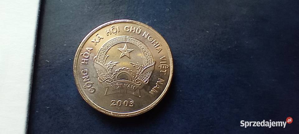 Stare monety 500 dong 2003 Wietnam podkarpackie Lesko sprzedam