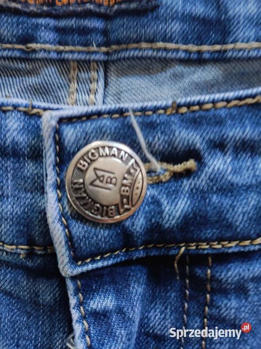 Big Man Denim spodnie męskie dżinsy jeansy Moda i Styl Kielce