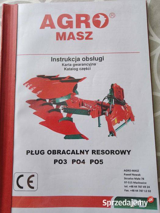 Pług 41 Agromasz Śmiardowo Krajeńskie