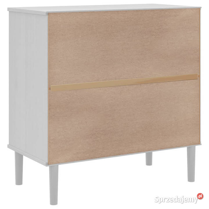Szafka SENJA imitacja rattanu biała 80x40x80 Warszawa