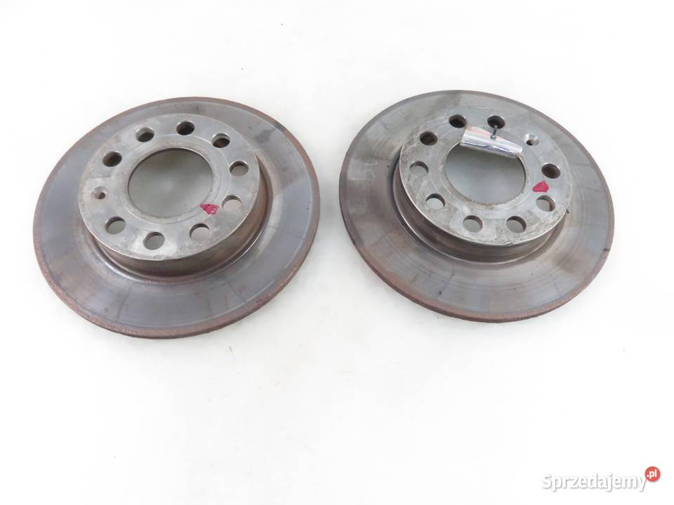 2X TARCZA HAMULCOWA TYŁ AUDI A4 B6 19 TDI 245MM