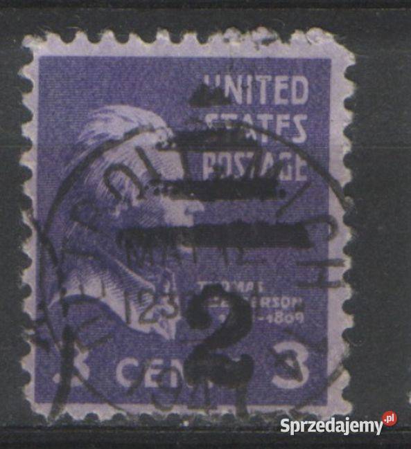 Zn USA Sc 805 7 kas 1938 Filatelistyka Gliwice