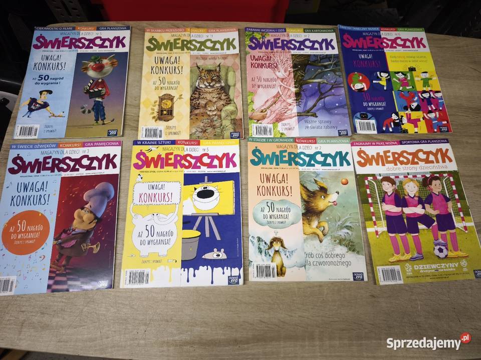 Zestaw gazet gazetek czasopism dzieci dla przedszkolaków (3-5 lat) Kraków sprzedam