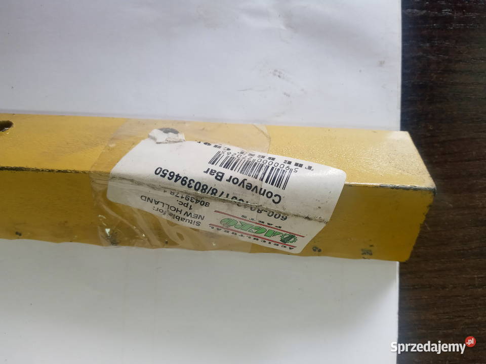 Listwa podajnika pochyłego Claas Holland Do kombajnów Radomsko