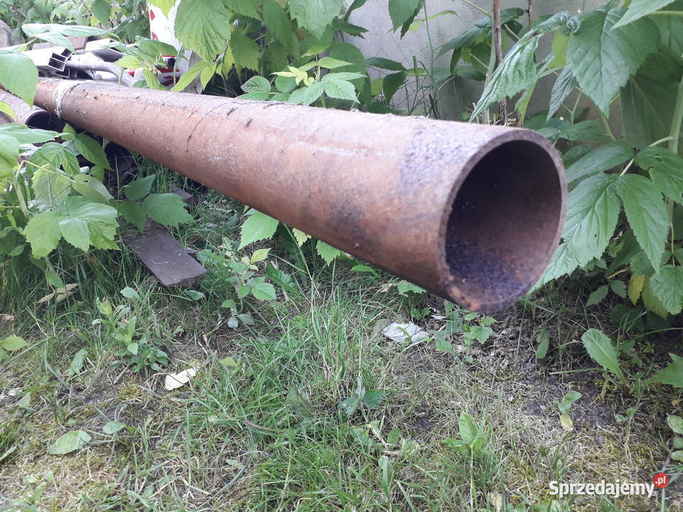 Rura stalowa fi 80mm słupek hala wiata Częstochowa