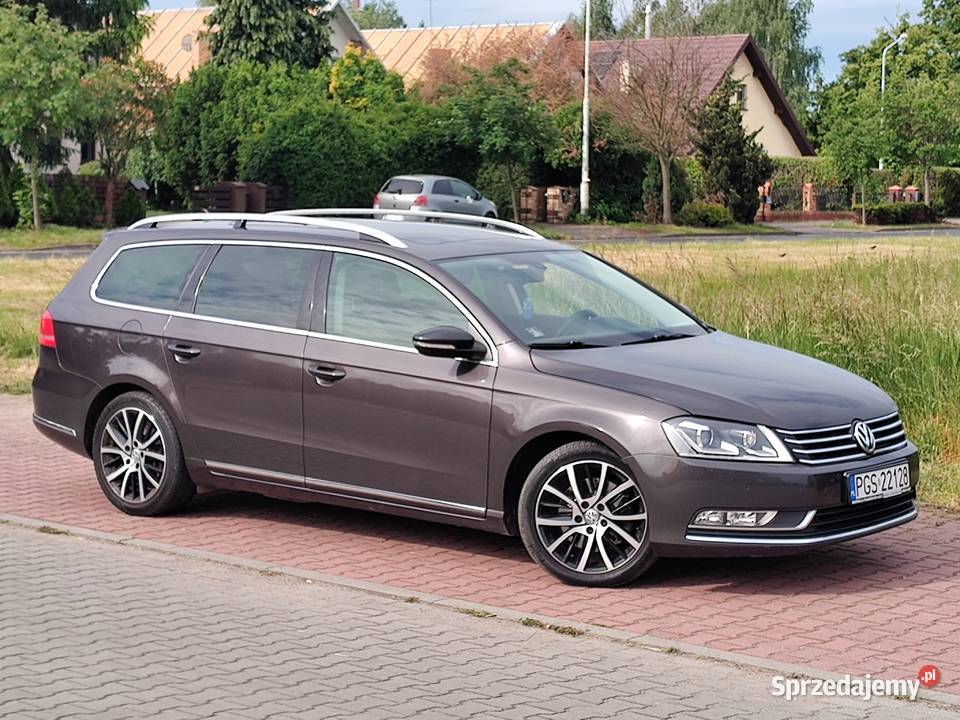 VW PASSAT 20 TDI skóra nawi panorama 2000cm3 Leszno