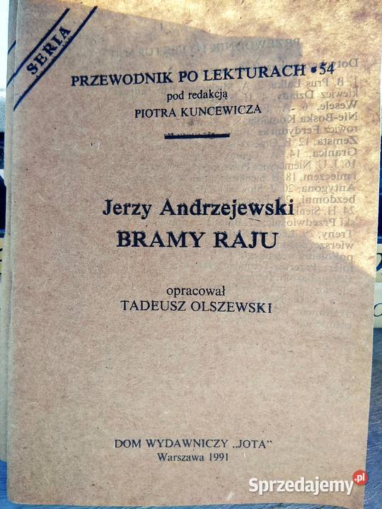 Bramy raju Andrzejewski biblioteka Warszawa