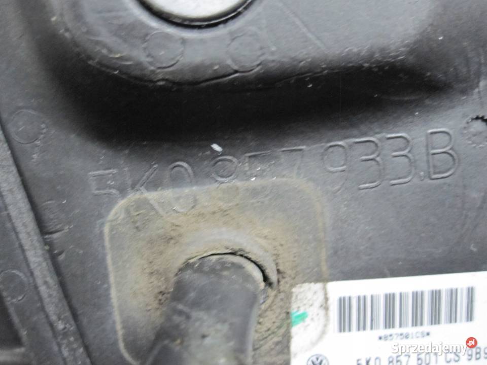 VW GOLF VI 10r lusterko lewe 5KO857501 563109CS
