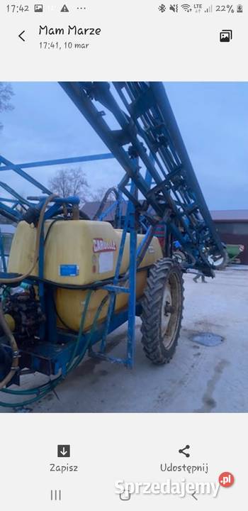 Sprzedam opryskiwacz ciągany