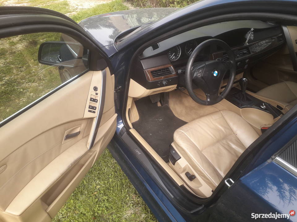 Sprzedam BMW E60 530d Uszkodzony silnik Myślenice sprzedam
