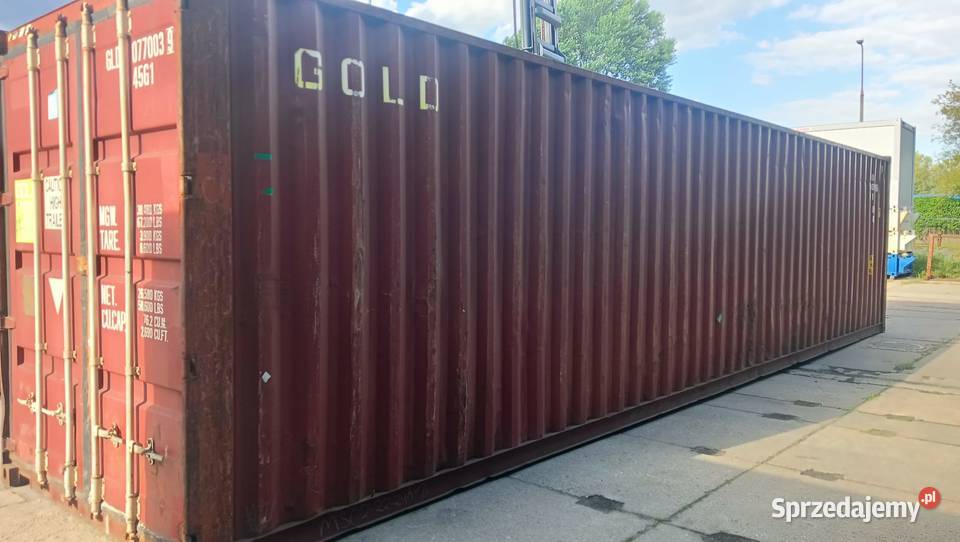 Kontener morski 40HC CW 12 metrowy mazowieckie sprzedam