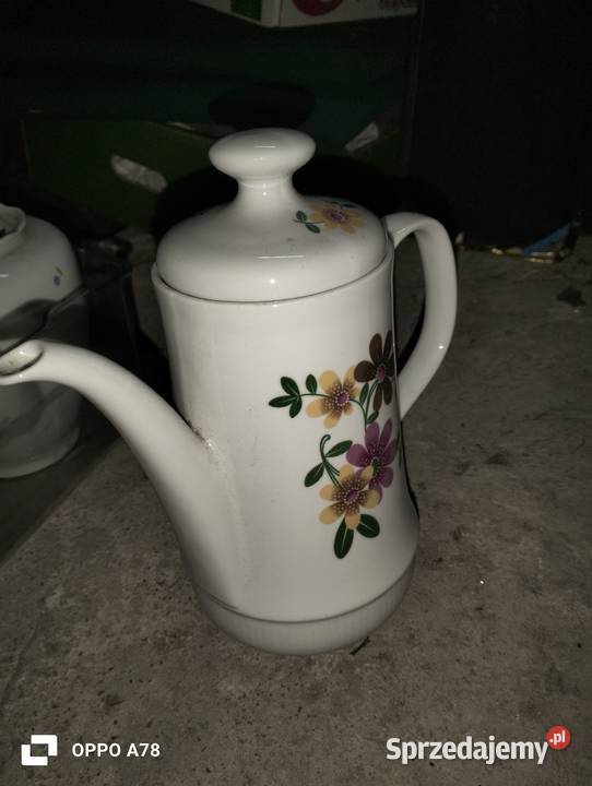 Dzbanek porcelanowy na kawę herbatę Lubin sprzedam