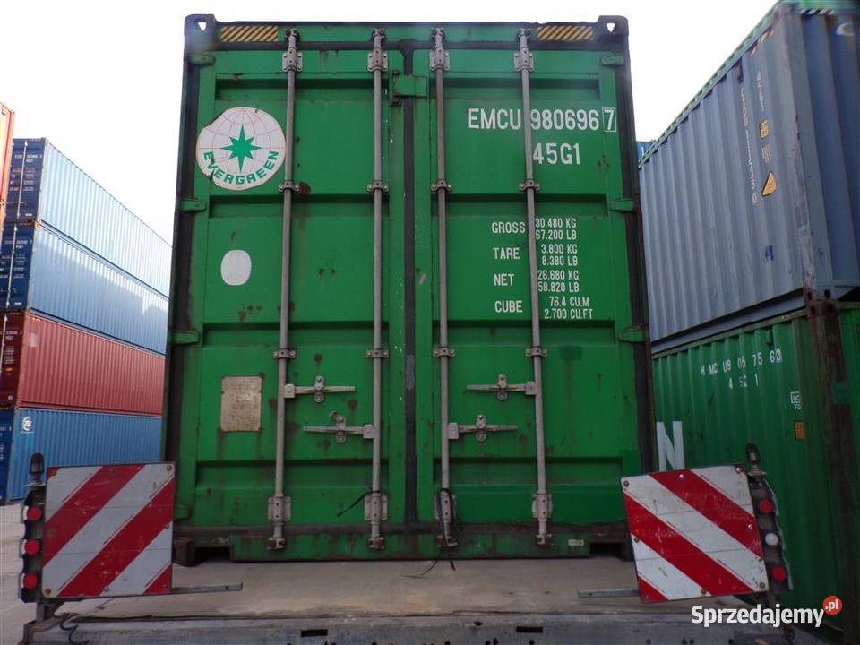 Kontener magazynowy 40HC używany 12 m Magazynowanie Gdańsk