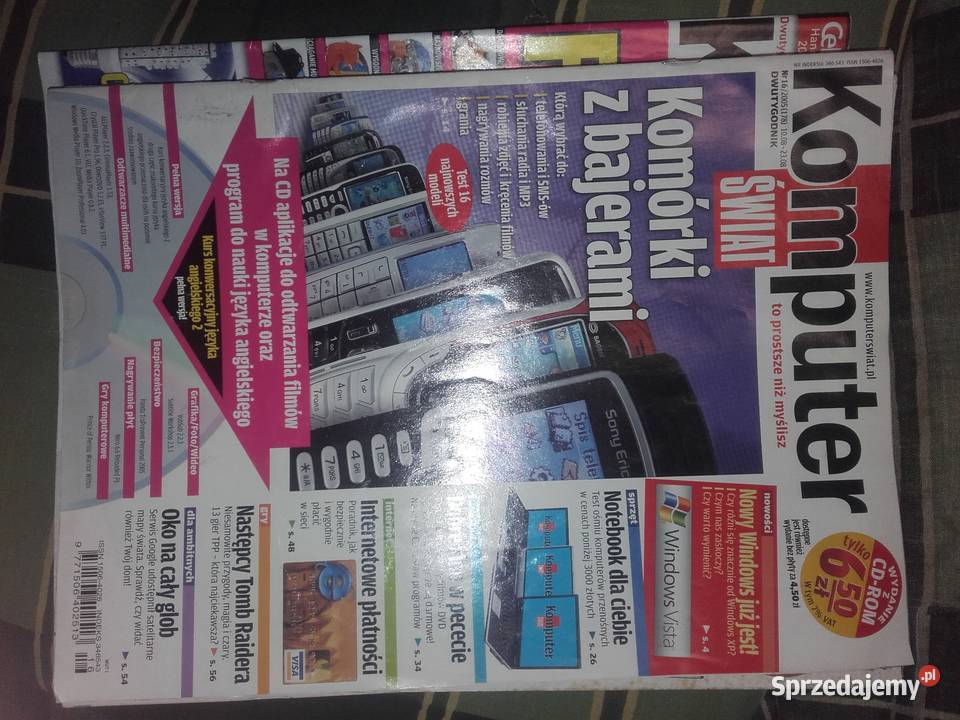 Komputer świat czasopismo Komputery i Akcesoria sprzedam