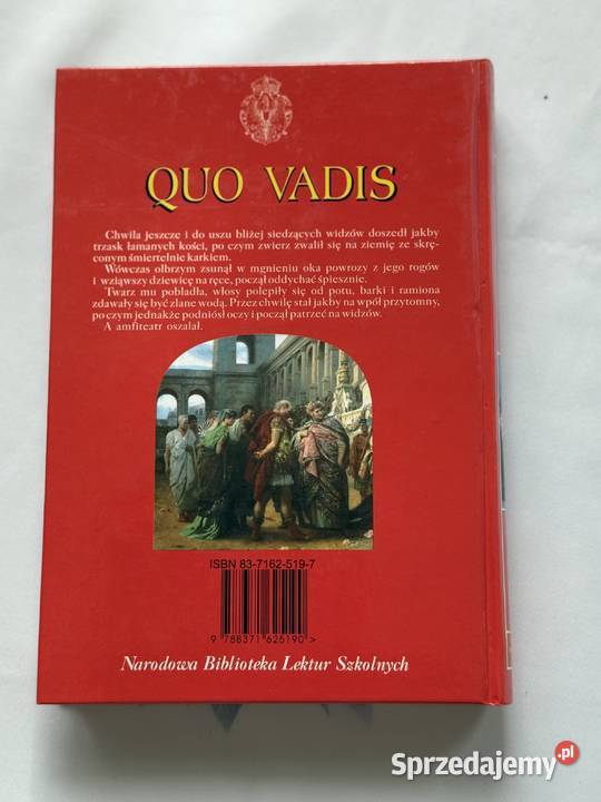 Quo VadisHSienkiewicz ksiazka lubelskie