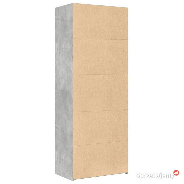 Wysoka szafka szarość betonu 70x425x185 mazowieckie Warszawa