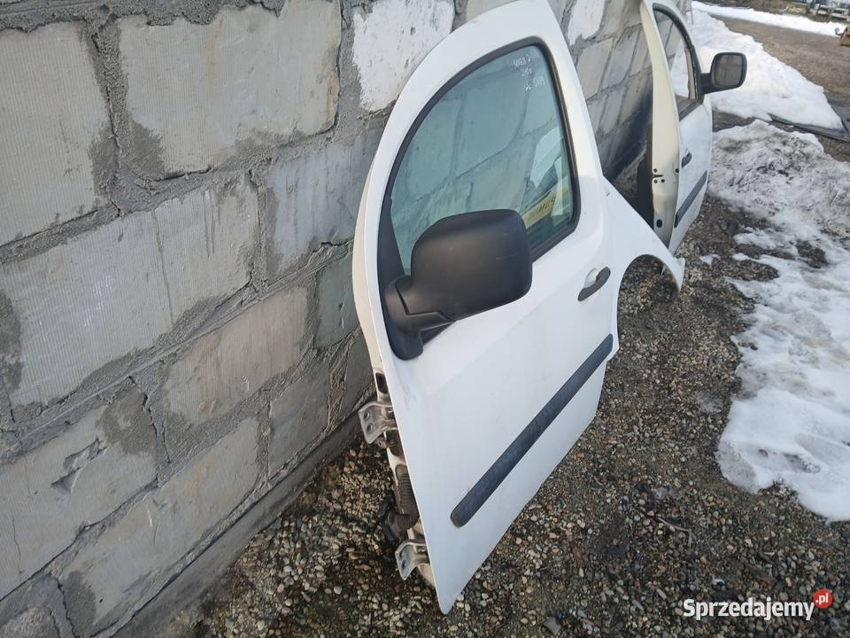 Drzwi Lewe przednie Kompletne Renault Kangoo II Błotniki Radłów