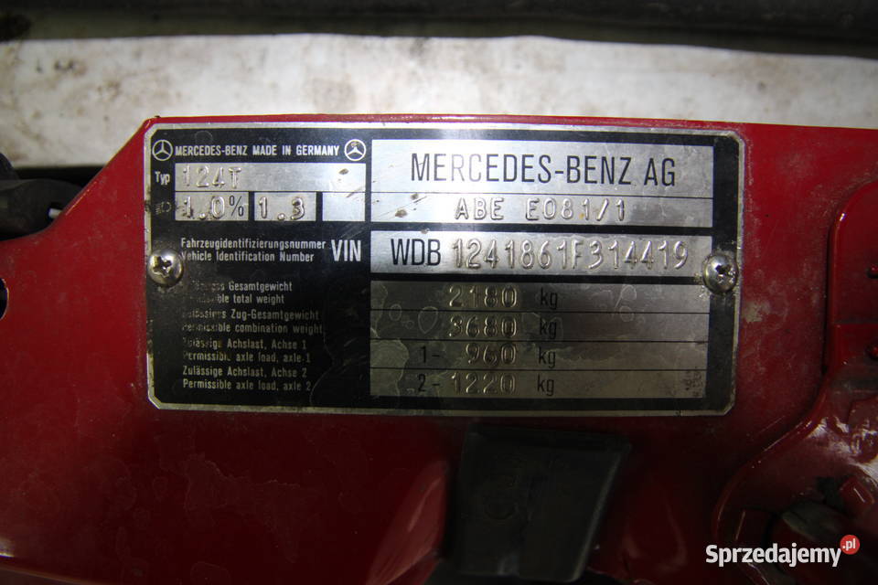 MercedesBenz 124 Super Stan Automat Klima Wrocław