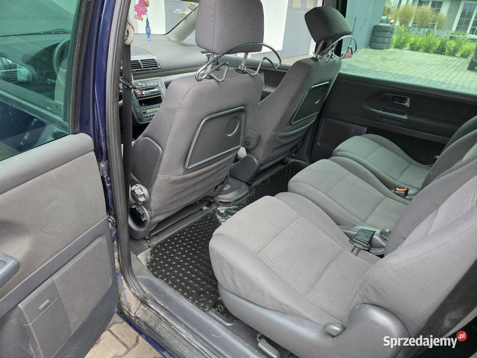 Volkswagen Sharan 19 tdi 115 koni 7 foteli I niebieski Żabno