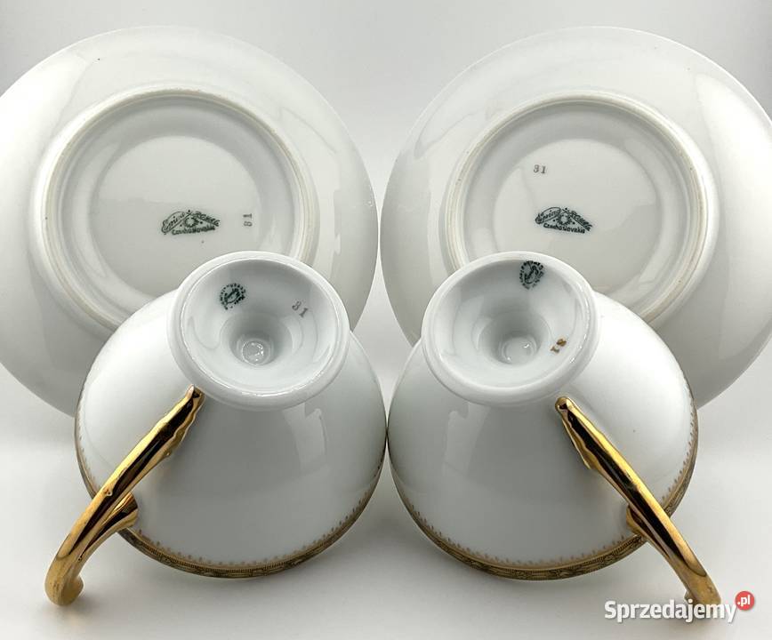 2x Filizanki EPIAG Royal Dora duety Art Deco