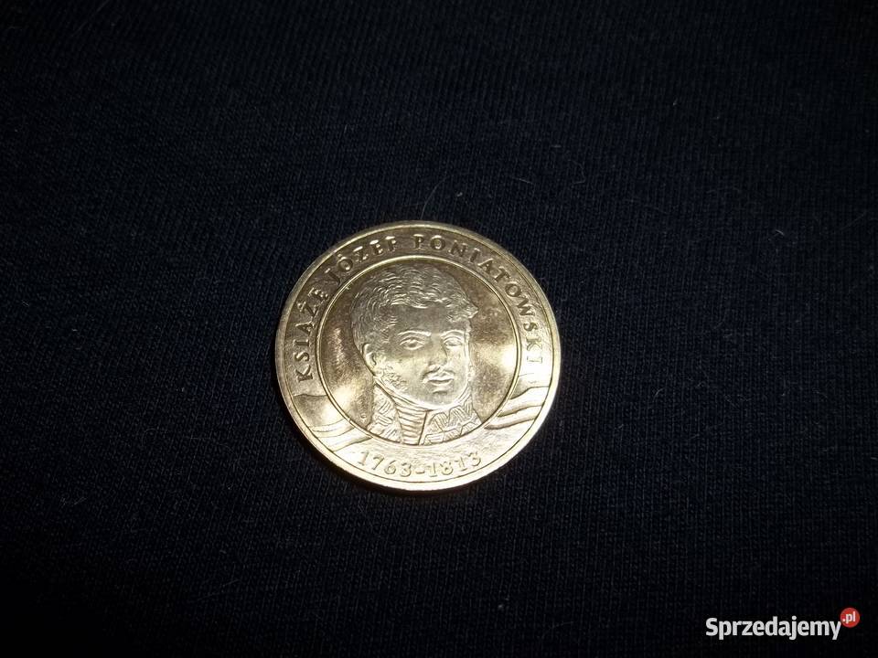 Moneta 2 złote Książę Józef Poniatowski Numizmatyka Łódź
