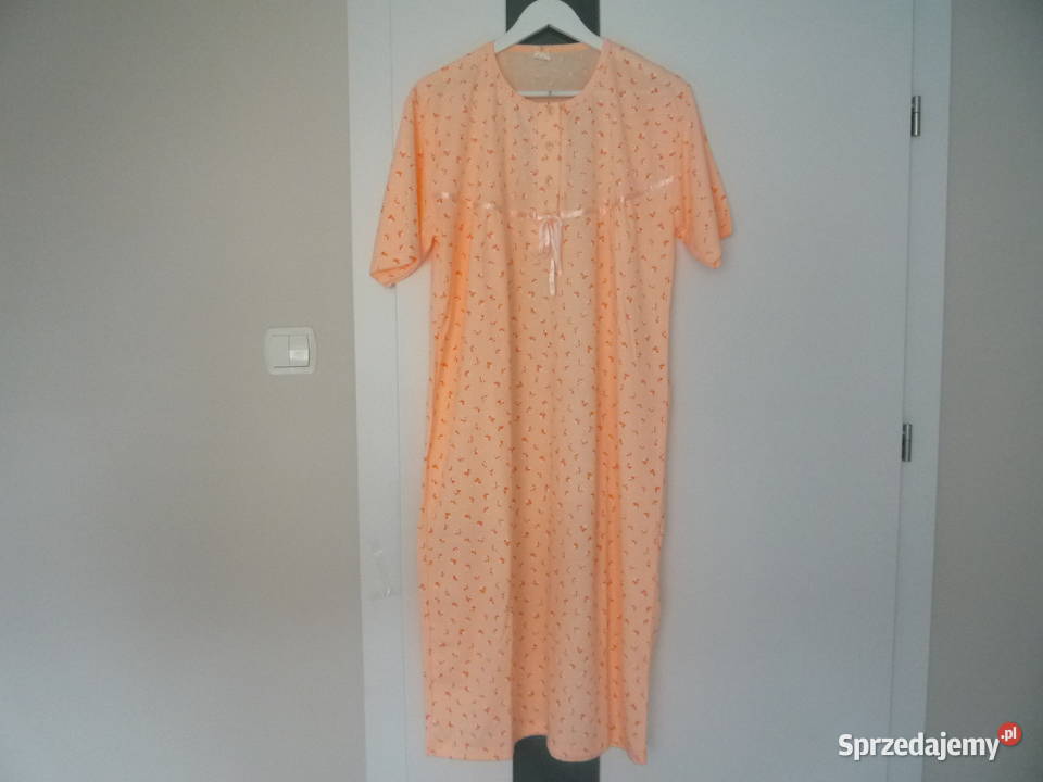 Nowa Koza42XL 44XXL Pomarańczowa w kwiatki bawełna Szczecin