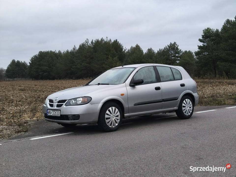 Nissan Almera 2003r 18 Benzyna Tanio Jeżdżący Warszawa