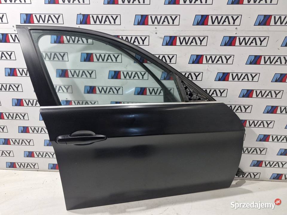BMW E90 E91 DRZWI LEWE LEWY PRZÓD 475 BLACK