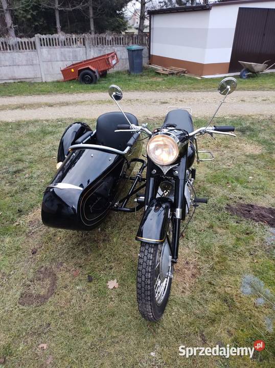 Junak M10 z wózkiem bocznym 1965 Kompletnie nieuszkodzony Radomsko sprzedam