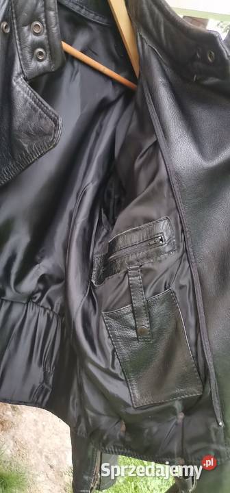 Ubranie motocyklowe skórzane spodnie i kórtka Guzówka