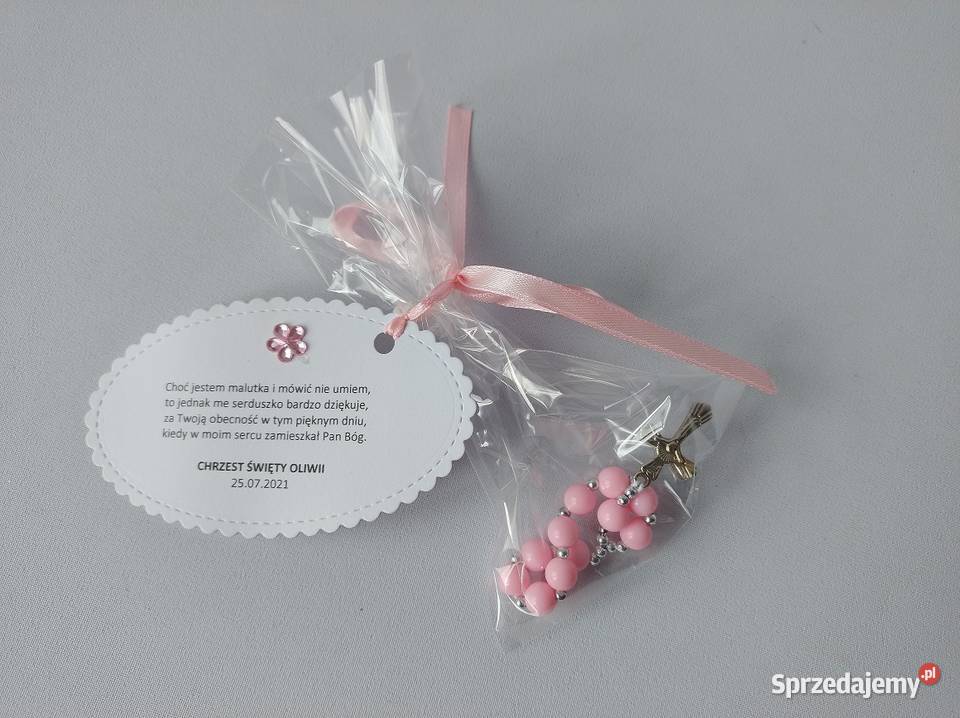 Podziękowania Chrzest Różaniec Róż M1 Poznań