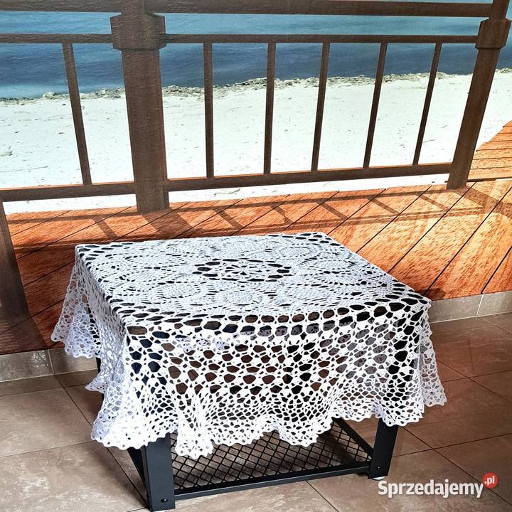 Serweta ażurowa na szydełku rękodzieło NN9 Poznań