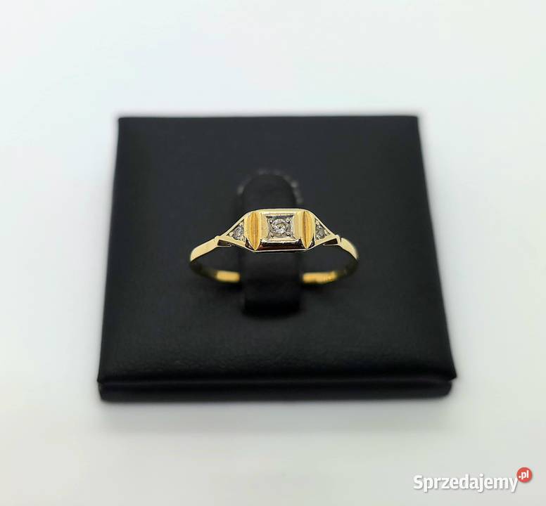 Złoty pierścionek próby 585 122g Rozmiar 18 złoto Elbląg