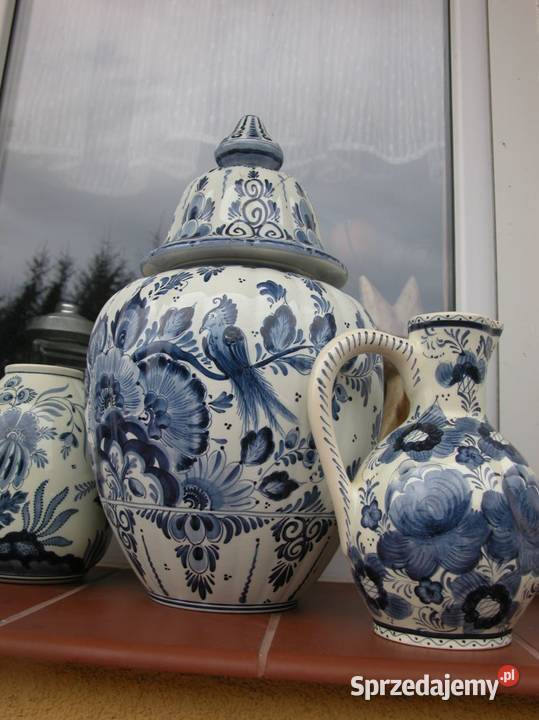 kolekcja wazony wazy delft