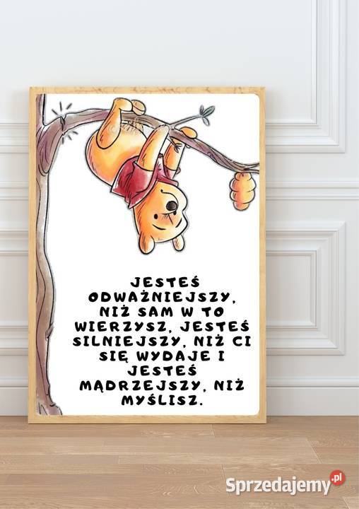 Plakat Kubuś Puchatek 7 motywów zachodniopomorskie Pełczyce sprzedam