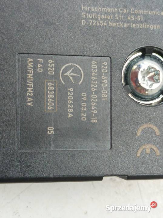 WZMACNIACZ ANTENOWY 6838606 Bmw Seria 1 III osobowe świętokrzyskie sprzedam