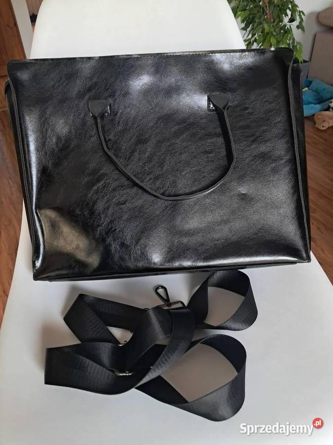 nowa czarna torba 38x30x8 brak metki Torby i torebki Sandomierz