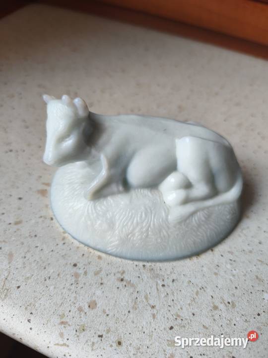 Krowa maselnica lattimo Ząbkowice Porcelana i szkło Konin