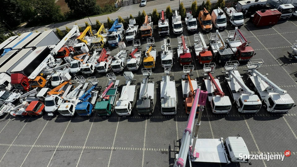Nissan Cabstar Podnośnik Koszowy Zwyżka Multitel elektryczne lusterka Nissan Widełki