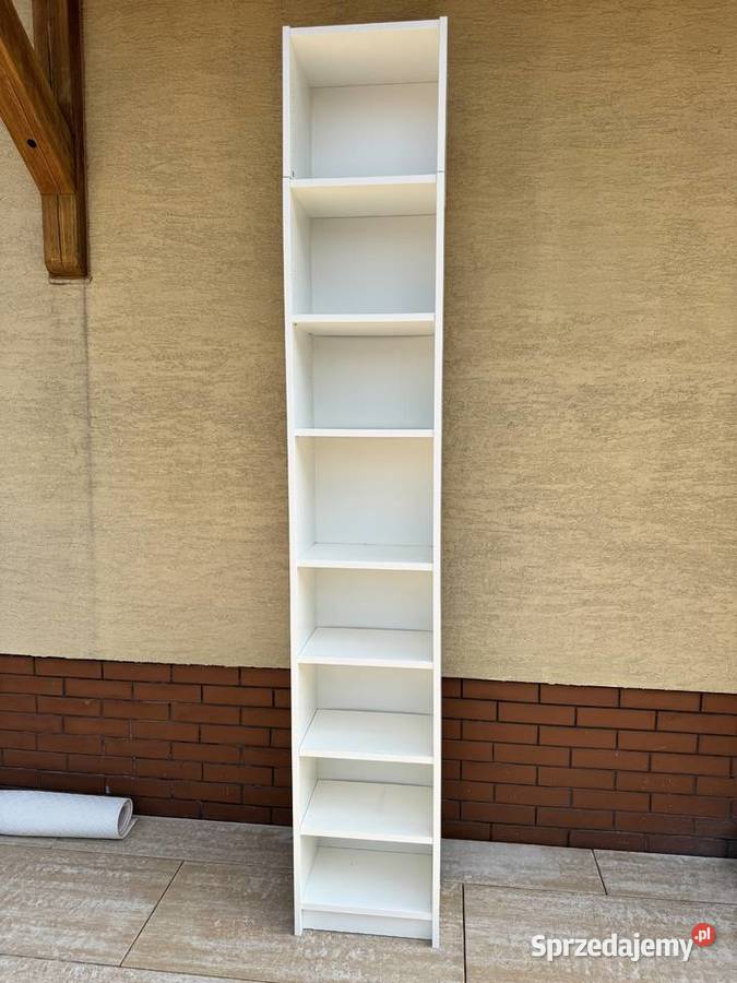Regał z półkami biały słupek szafka na książki Garwolin sprzedam