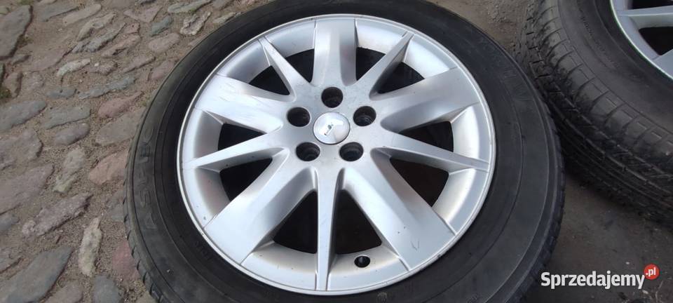 17 5x108 et50 7j RENAULT komplet felg Średnica 17" Trzebnica