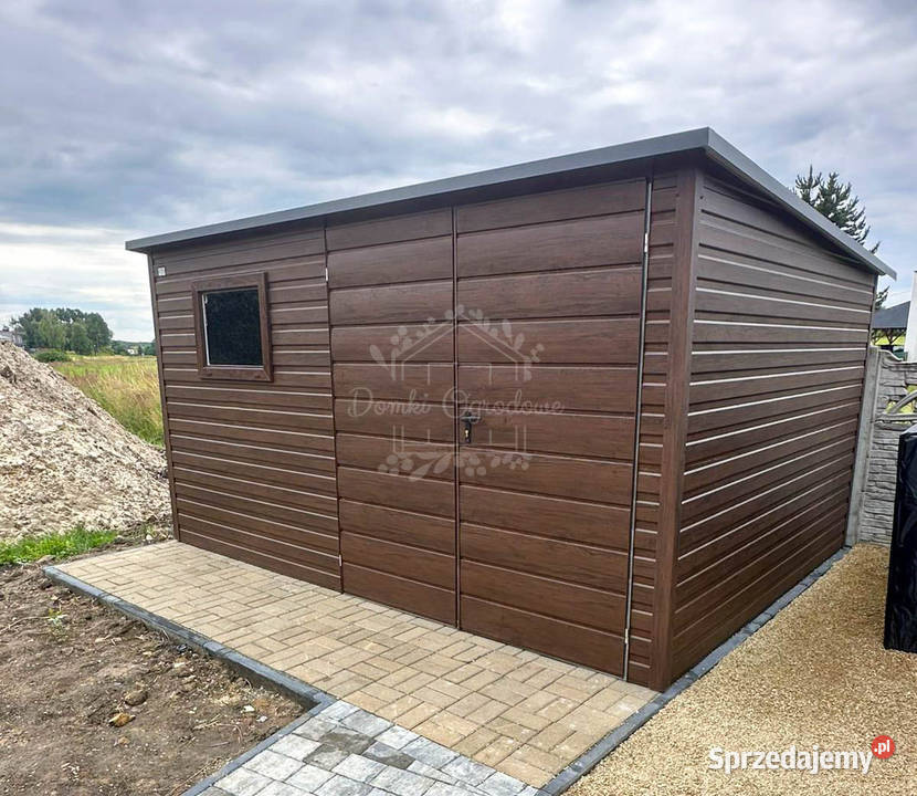 Schowek domek 4x2 brama okno ciemny orzech zachodniopomorskie