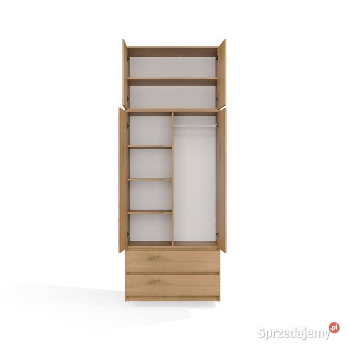 Szafa Malwa SS90 z Nadstawką DĄB ARTISAN 180cm