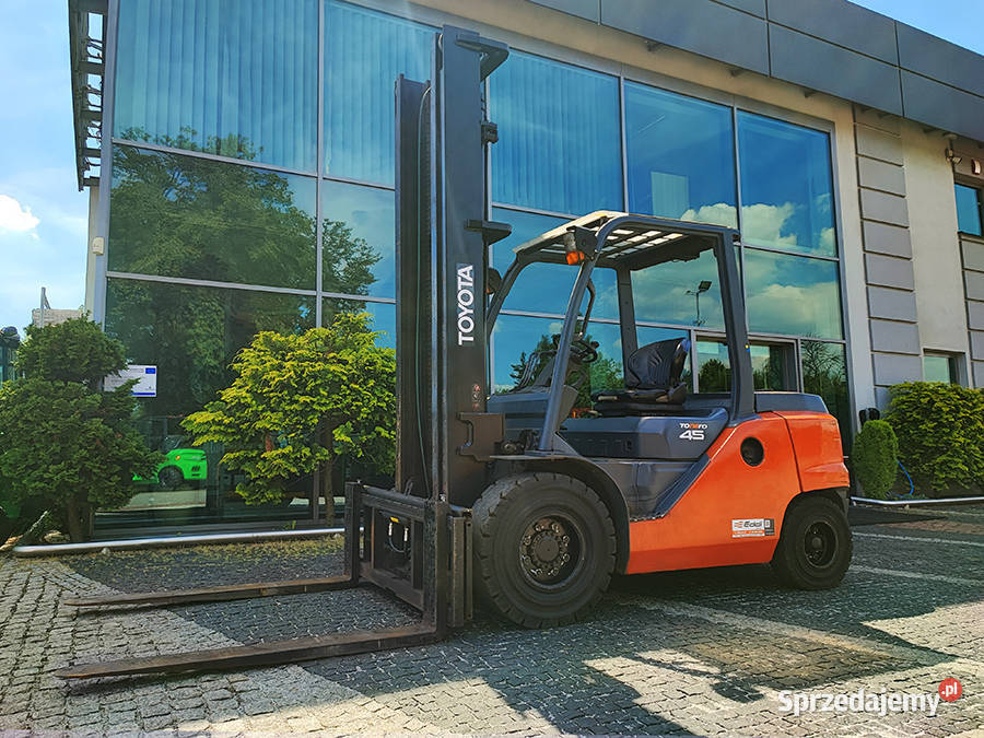 Wózek widłowy Toyota 408FD45N 5 ton duplex 5 m małopolskie sprzedam