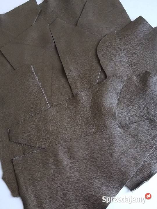 Skóra 368 g Licowa Włoska średnie i małe kawałki Rękodzieło Gdańsk