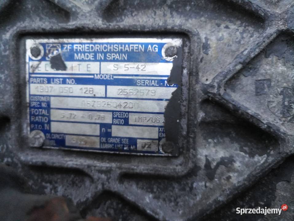 Skrzynia biegów S5 42 Mercedes ECO POWER Rzędowice