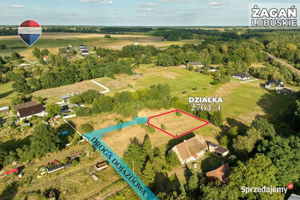 Na sprzedaż działka 1201 m Oś Moczyń Żagań 120100m2 Sprzedaż sprzedam