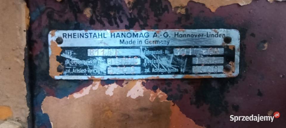 Ładowarka kołowa hanomag wielkopolskie Chełst sprzedam