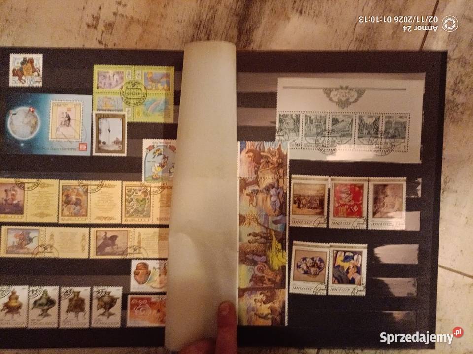 Klaser znaczki sztuka malarstwo kreskowki mazowieckie Krze Duże